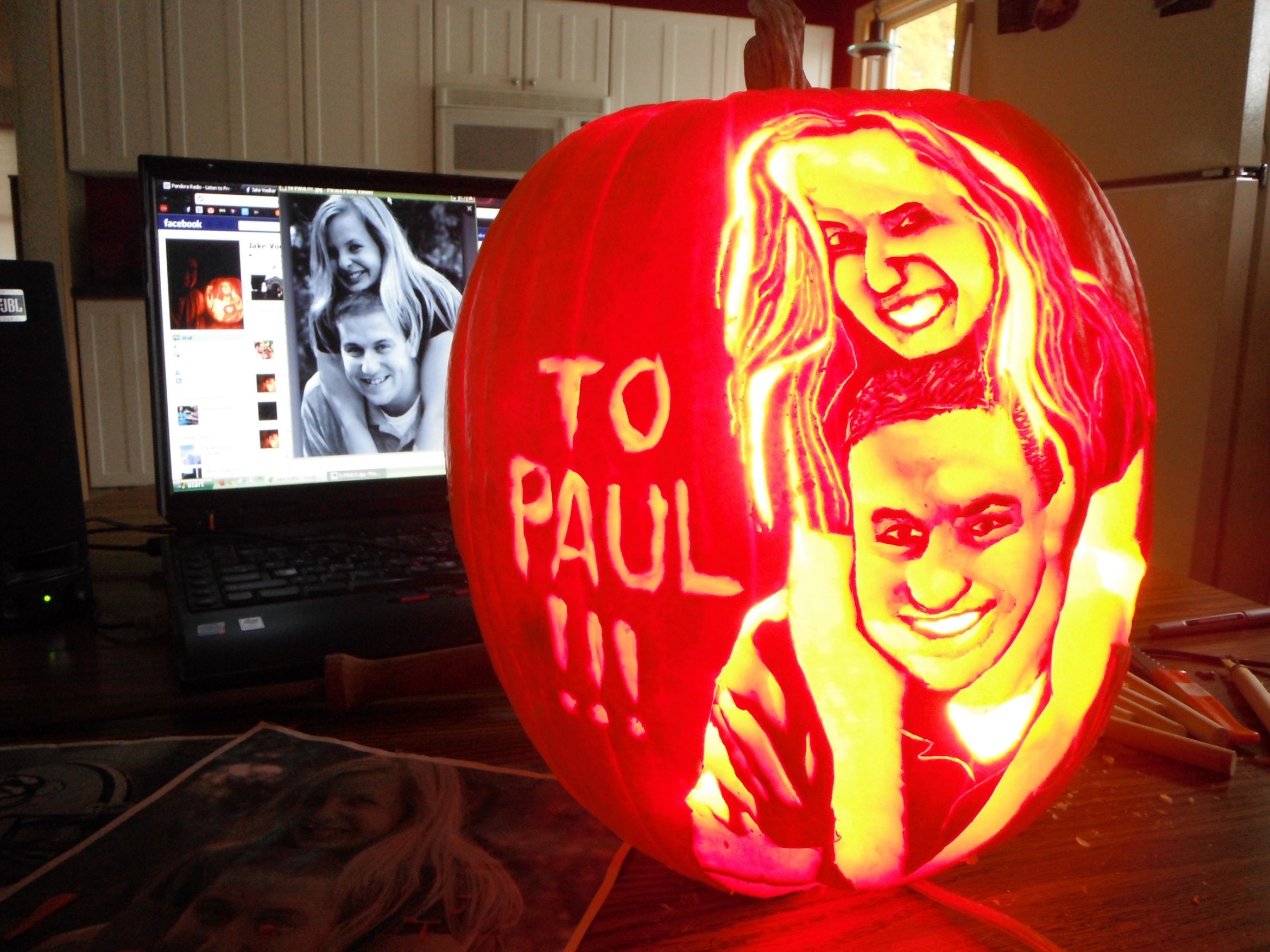 Paul & Leah’s Engagement pumpkin carving by Jake Voelker, photo 1 of 1
