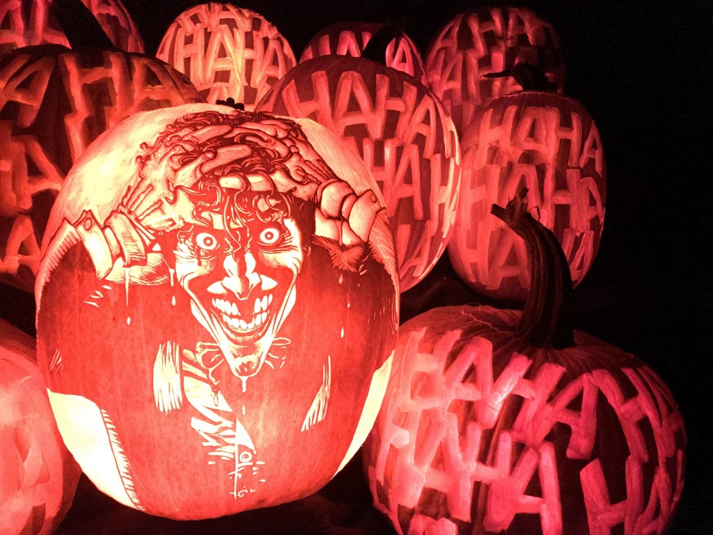 The Joker pumpkin carving by Jake Voelker, photo 2 of 4